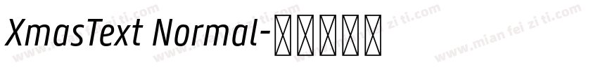 XmasText Normal字体转换